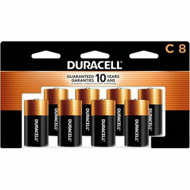 Duracell Coppertop Alkaline C Battery 8-Packs: Reliable Power for All Your Devices - Batteries & Chargers