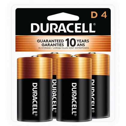 Duracell Coppertop Alkaline D Batteries - Reliable Power for Multipurpose Devices - & Battery Chargers