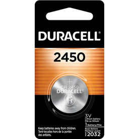 Duracell DL2450BPK Coin Cell Battery - 3V DC - 1 Pack - Batteries & Chargers