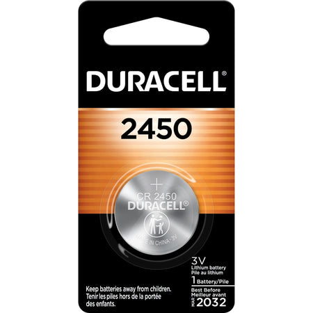 Duracell DL2450BPK Coin Cell Battery - 3V DC - 1 Pack - Batteries & Chargers