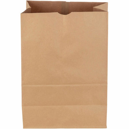 DURO Food Bag - Brown - Kraft Paper - Grocery - 400 / Carton - Shopping Bags