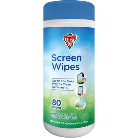 Dust-Off Anti-Static Monitor Wipes: Streak-Free Cleaning Solution - Electronics Supplies