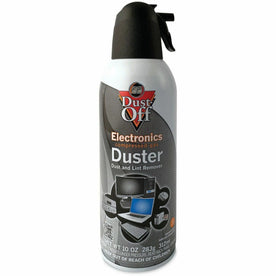 Dust-Off Compressed Gas Duster: Multipurpose Ozone-Safe - 1 Each - Electronics Cleaning Supplies