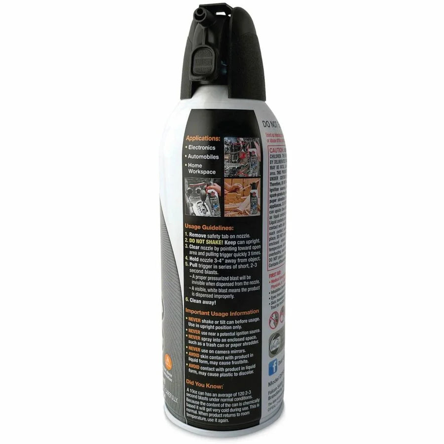 Dust-Off Compressed Gas Duster: Multipurpose Ozone-Safe - 1 Each - Electronics Cleaning Supplies