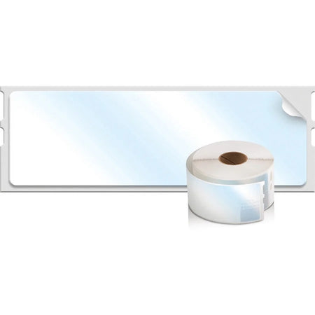 Dymo Clear Address Labels: Direct Thermal 1 1/8’’ x 3 1/2’’ - 130/Roll - Label Maker Supplies