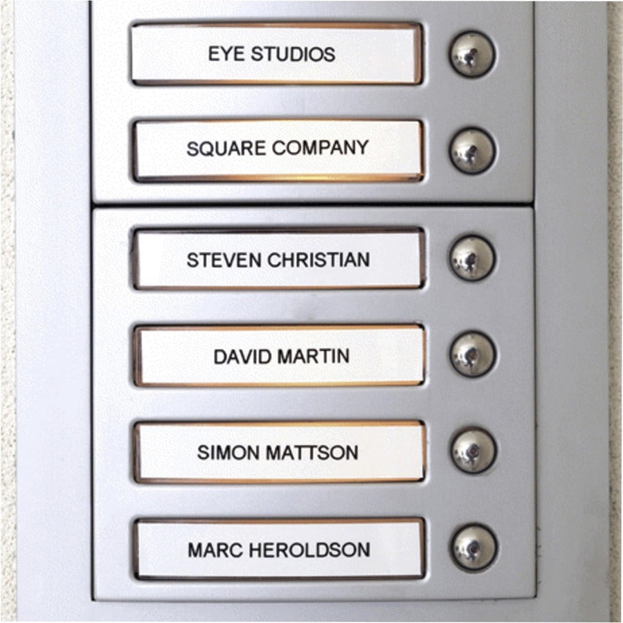 Dymo D1 Electronic Tape Cartridge: 3/8’’ White Polyester - Thermal Transfer - Label Maker Supplies