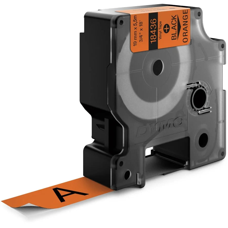 Dymo Industrial Rhino Vinyl Labels - 3/4’’ Black - 1 Pack - Label Tapes & Maker
