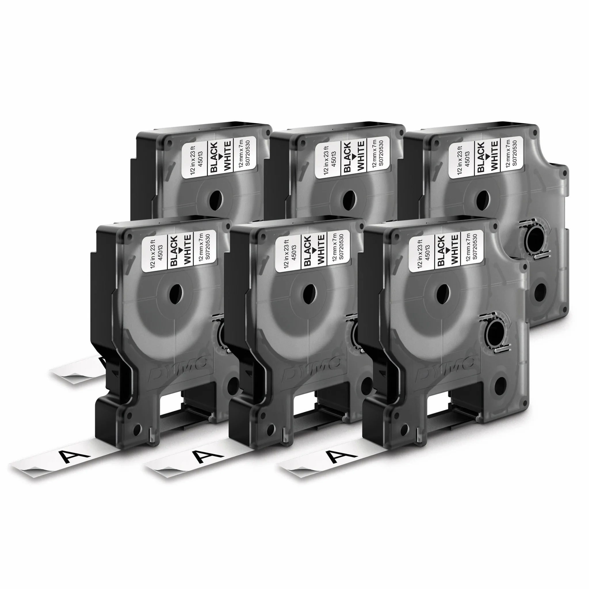 Dymo LabelWriter D1 White Labels - Pack of 6 - Label Maker Supplies