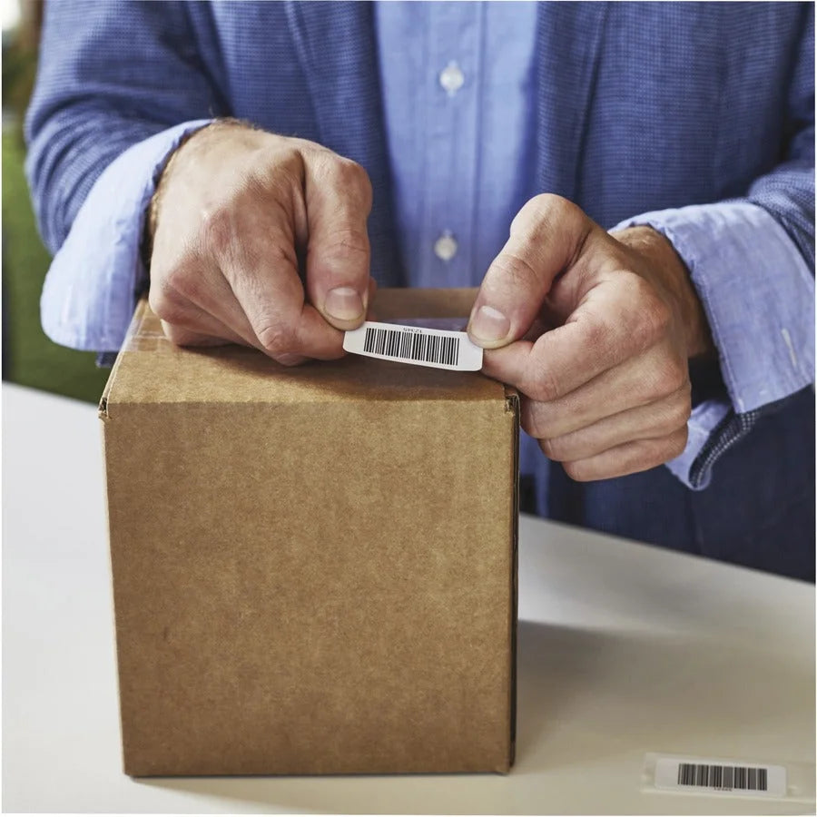 Dymo LabelWriter Small Multipurpose Labels - 1’’ x 2 1/8’’ - White - 500 / Roll - Label Maker Supplies