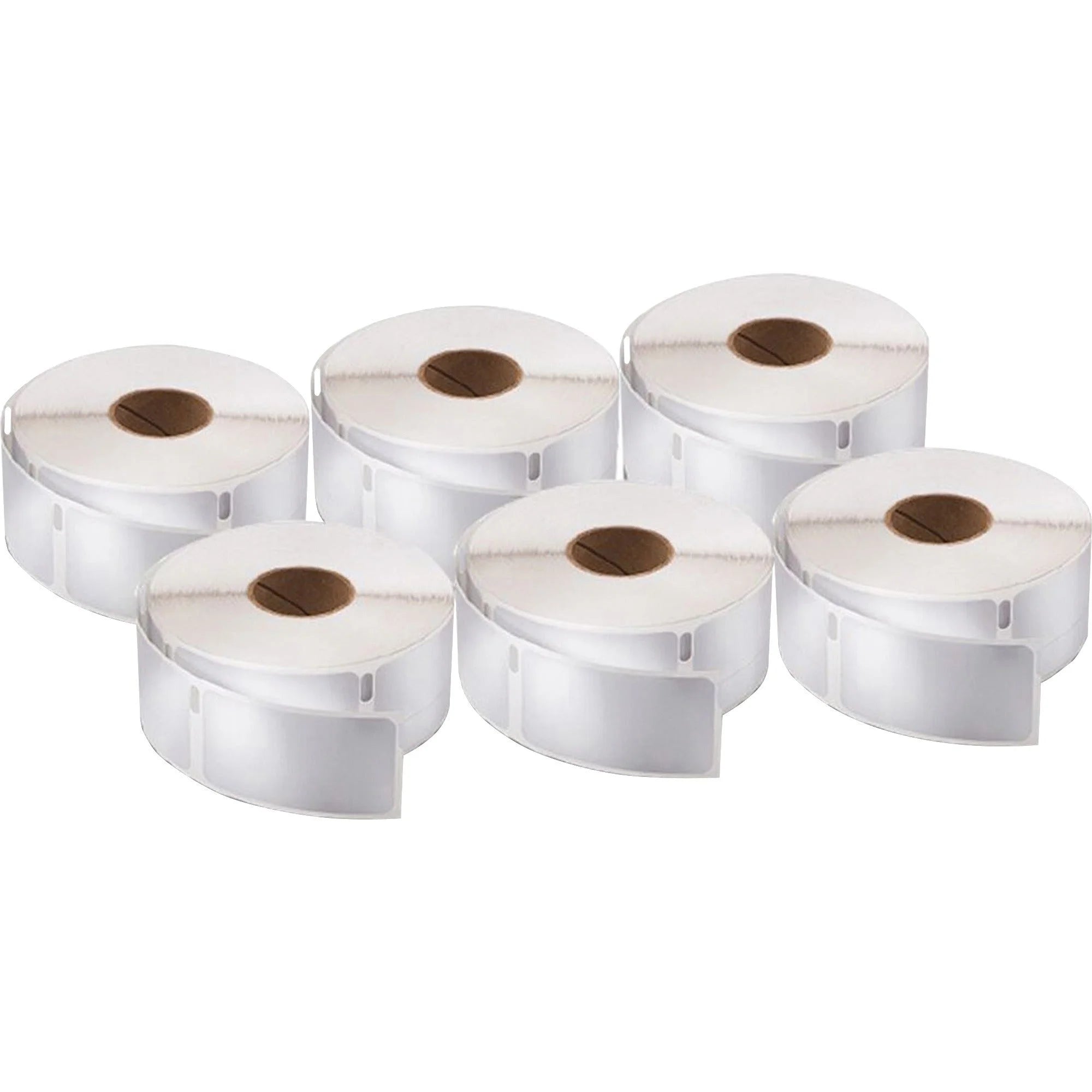Dymo LabelWriter White Rectangle Labels - 3/4’’ x 2’’ - 500/Roll 6/Pack - Label Maker Supplies