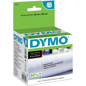 Dymo Large Address Labels: Inkjet White 260 Labels/Roll 2 Boxes - Label Maker Supplies