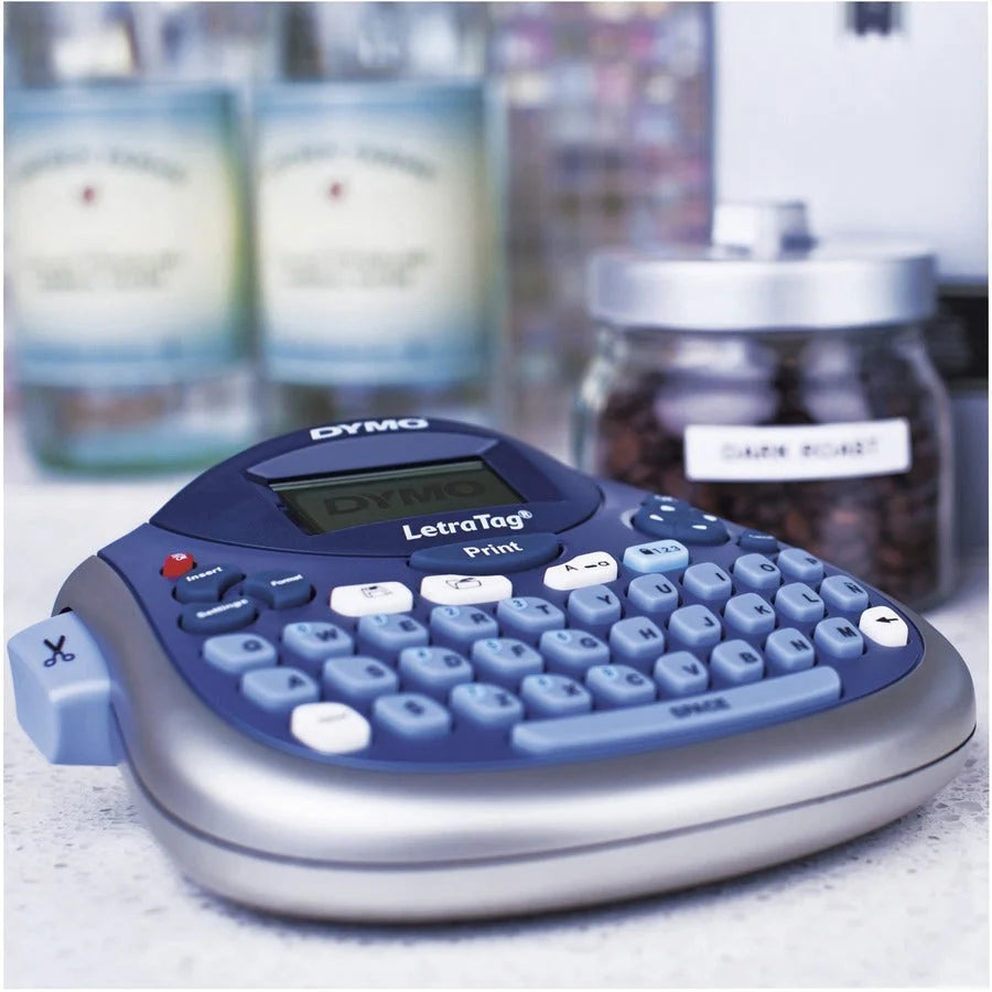 Dymo LetraTag Labelmaker Tape: 1/2’’ White Paper Easy Peel - 2/Pack - Label Maker Supplies