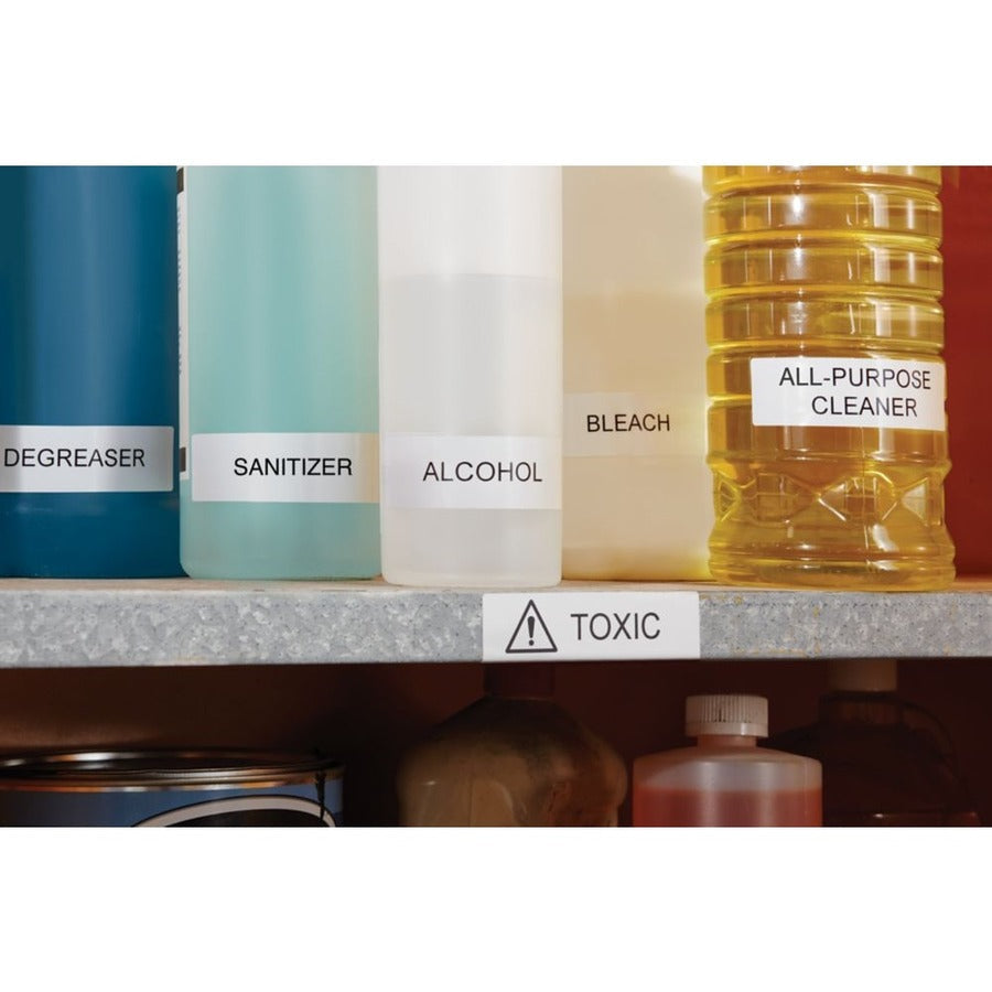 Dymo Multipurpose Label: 63/64’’ Square White Polypropylene - 1700/Roll - Label Maker Supplies