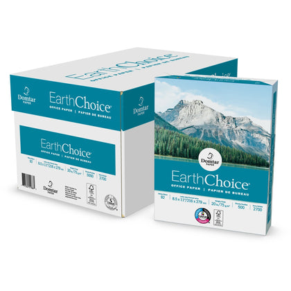EarthChoice Office Paper: White Letter Size 20 lb Basis Weight - 500 Sheets per Ream - Copy & Printer Paper