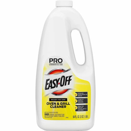 Easy-Off Oven/Grill Cleaner: 64 fl oz Non-flammable Formula - Specialty Cleaners