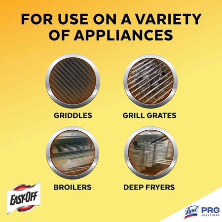 Easy-Off Oven/Grill Cleaner: 64 fl oz Non-flammable Solution - Specialty Cleaners