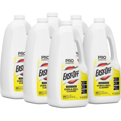 Easy-Off Oven/Grill Cleaner: 64 fl oz Non-flammable Solution - Specialty Cleaners