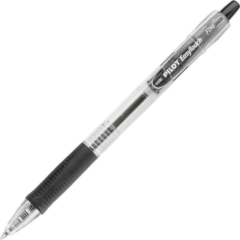 EasyTouch Retractable Ballpoint Pens: 0.7mm Fine Point Black Ink - Pens