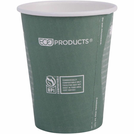 Eco-Products 12 oz World Art Hot Beverage Cups - fl - Multi - Paper Resin - Drink - 50/Pack - 20 / Carton