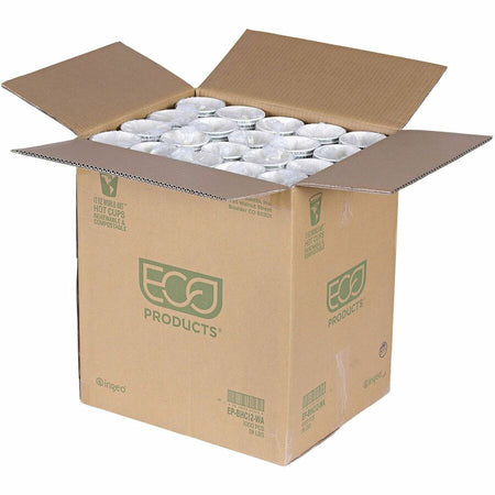 Eco-Products 12 oz World Art Hot Beverage Cups - fl - Multi - Paper Resin - Drink - 50/Pack - 20 / Carton