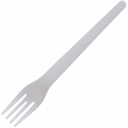Eco-Products 6’’ Plantware High-heat Forks - 1 Piece(s) - Fork - x - Disposable - Pearl White - 50/Pack - 20 / Carton