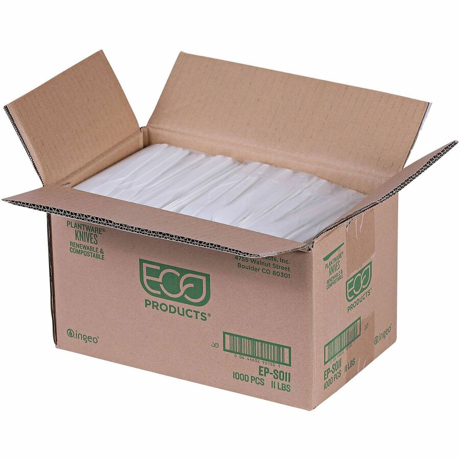 Eco-Products 6" Plantware High-heat Knives - Top