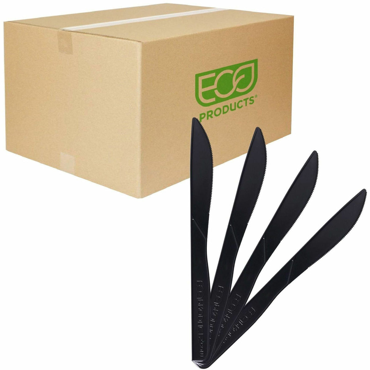 Eco-Products 6" Recycled Polystyrene Knives - 2000