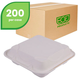 Eco-Products Clamshell Containers: Storing Disposable Microwave Safe - Food Storage