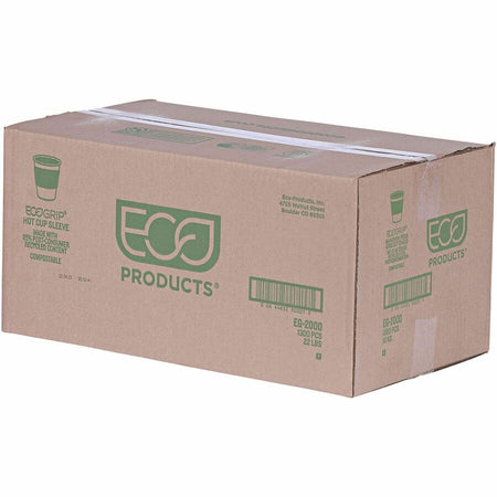 Eco-Products EcoGrip Hot Cup Sleeve - Kraft - 1300 / Carton - Cups
