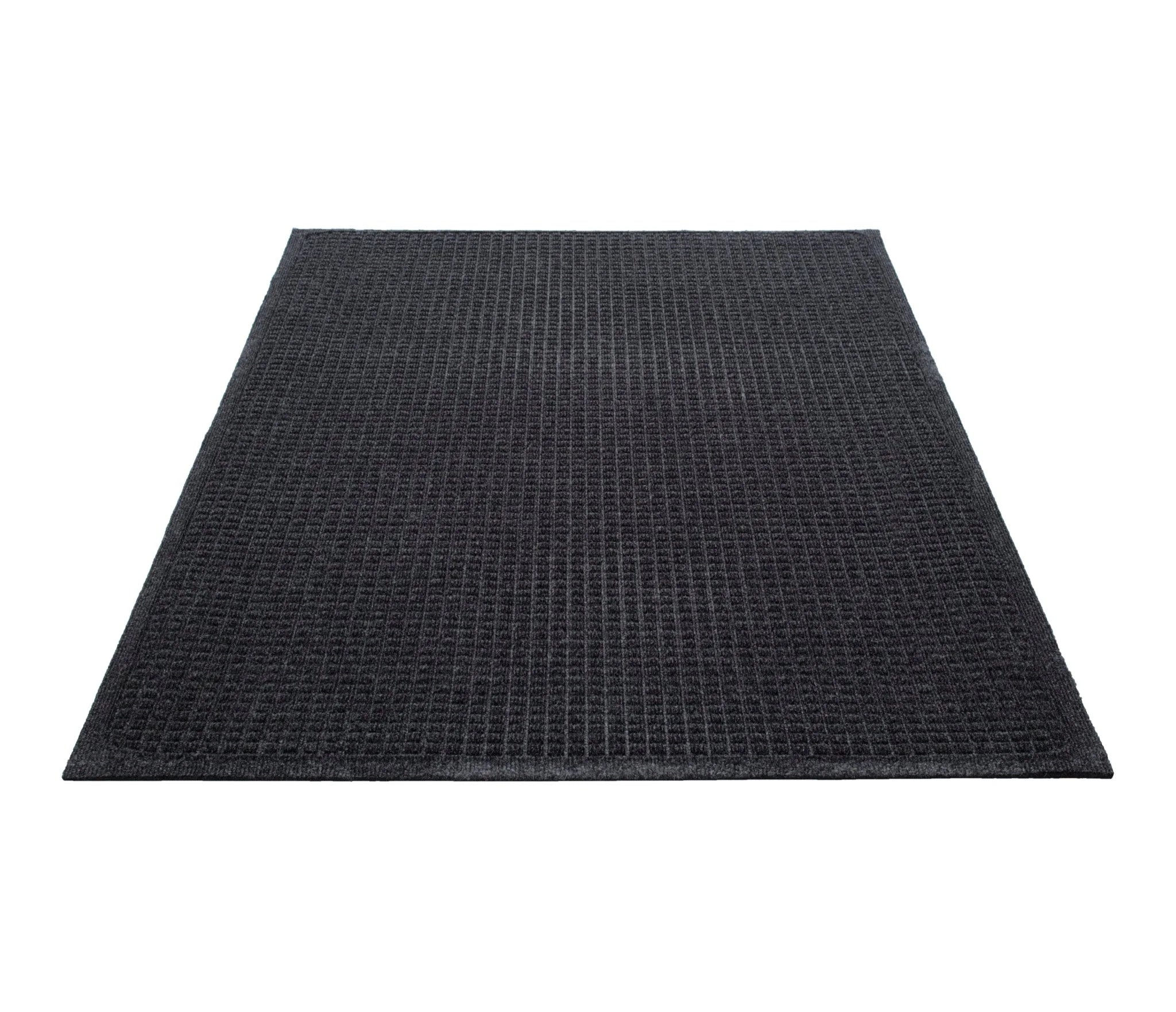 EcoGuard Waffle Indoor Floor Mat - Charcoal / 2’x3’ - Mats