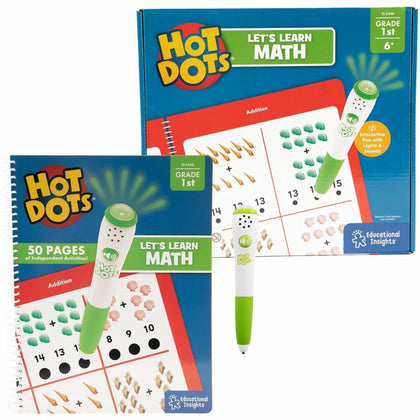 Educational Insights 1st Grade Math Book - Interactive Learning for 1 - Books & Activities