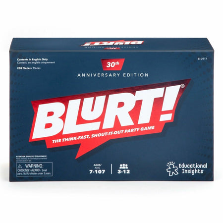 Educational Insights Blurt Word Race Game: Fast-Paced Strategy Fun - Games & Puzzles