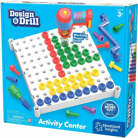 Educational Insights Design & Drill: Construction Set for Learning Ages 3-6 - Toys Blocks