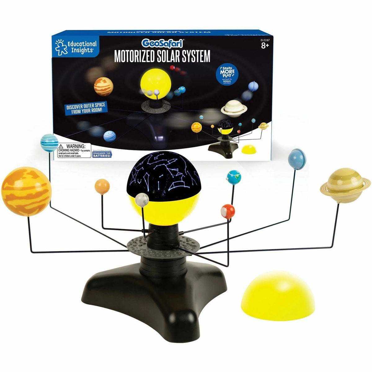 Educational Insights GeoSafari Motorized Solar System: Interactive Learning Toy - Books & Activities