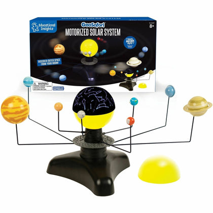 Educational Insights GeoSafari Motorized Solar System: Interactive Learning Toy - Books & Activities