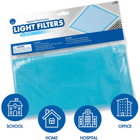 Educational Insights Light Filters: Tranquil Blue - 4 Pack - Accents/Banners