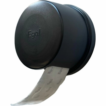 Egal Roll Sanitary Napkin Dispenser - Black Refillable & Key Lock - Personal Hygiene Supplies