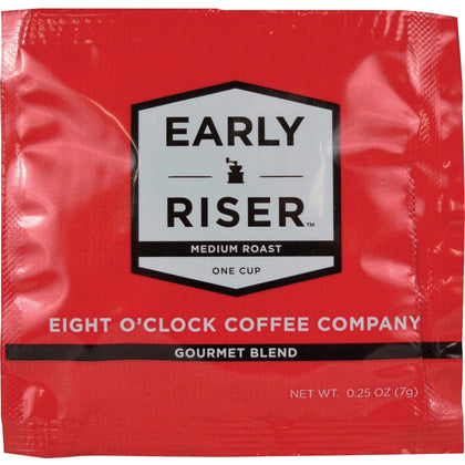 Eight O’Clock Early Riser Coffee Pods - Medium Roast Arabica - 200/Carton