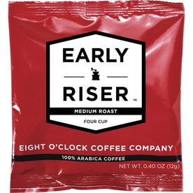 Eight O’Clock Pouch Early Riser Coffee - Regular - Arabica - 100 / Carton