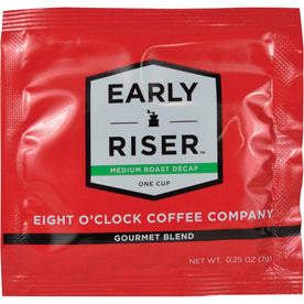 Eight O’Clock Early Riser Decaf Coffee - Medium - Arabica - Decaffeinated - 200 / Carton