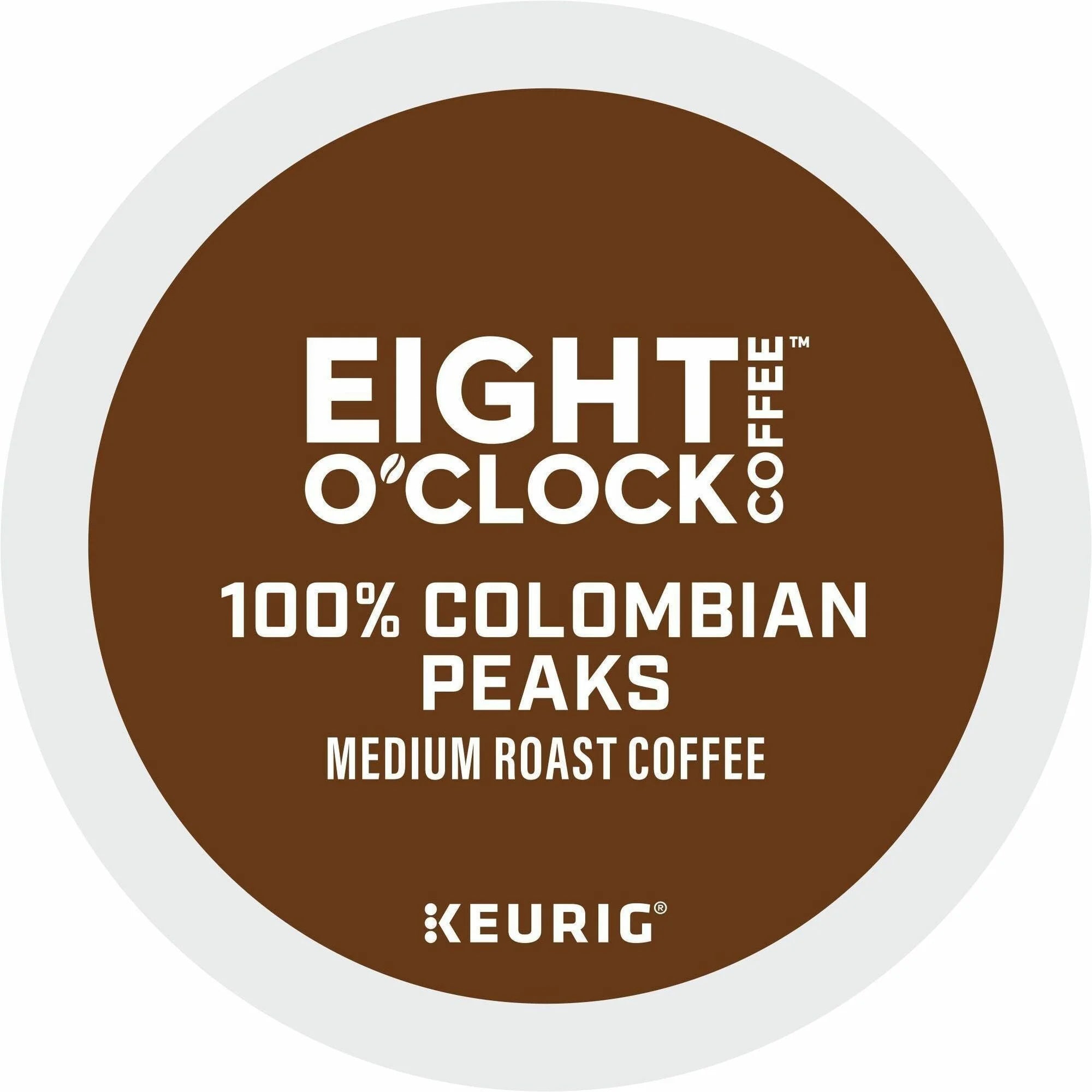 Eight O’Clock K-Cup Colombian Peaks Coffee 24 / Box Medium for Keurig Brewer Arabica (GMT0632)