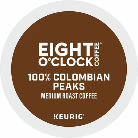 Eight O’Clock K-Cup Colombian Peaks Coffee 24 / Box Medium for Keurig Brewer Arabica (GMT0632)