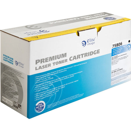 Elite Image Remanufactured Laser Toner Cartridge 80A (CF280A) - Black - 1 Each - Right