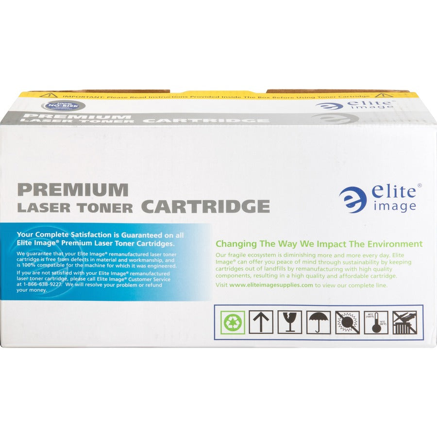 Elite Image Remanufactured Laser Toner Cartridge 80A (CF280A) - Black - 1 Each - Rear