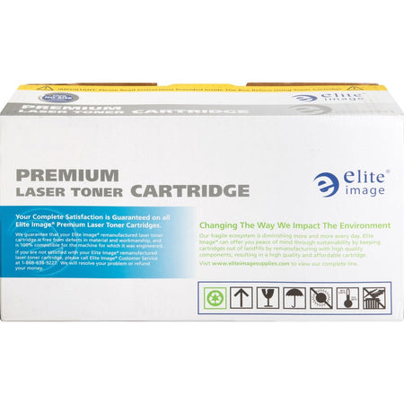 Elite Image Remanufactured Laser Toner Cartridge 80A (CF280A) - Black - 1 Each - Rear
