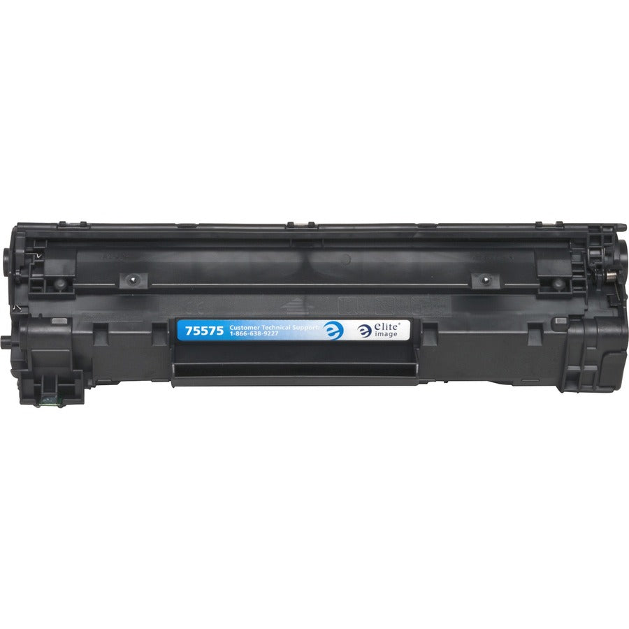 Elite Image Remanufactured Laser Toner Cartridge 85A (CE285A) - Black - 1 Each - Front
