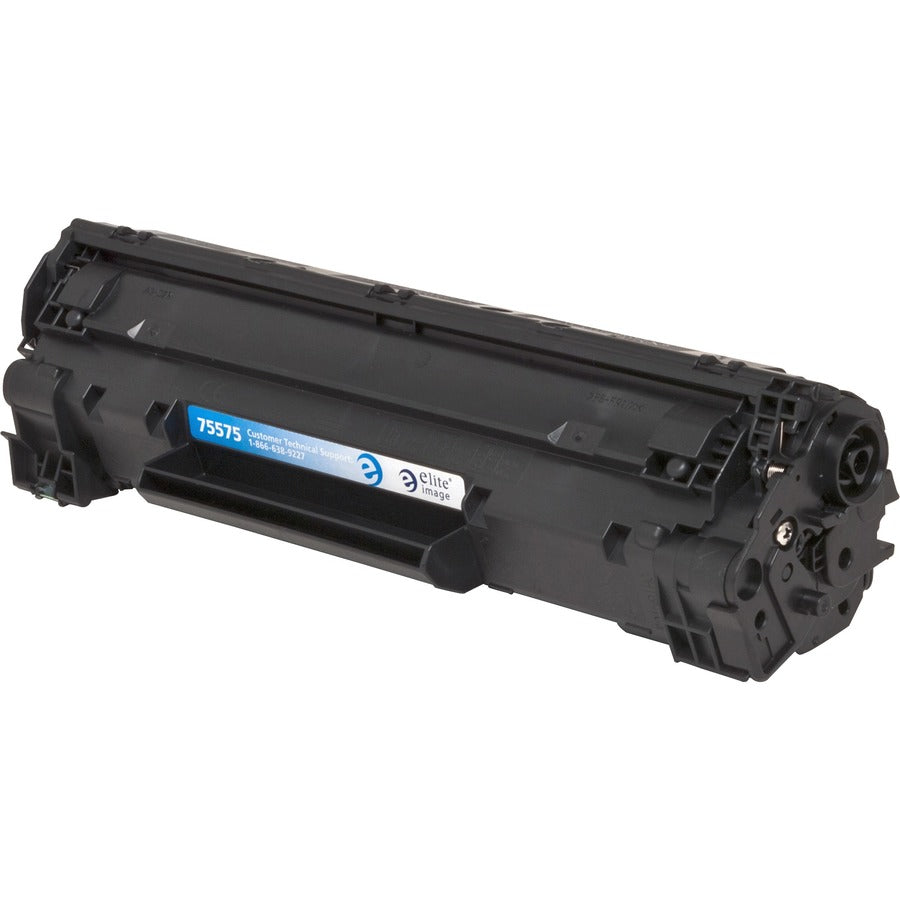 Elite Image Remanufactured Laser Toner Cartridge 85A (CE285A) - Black - 1 Each - Left