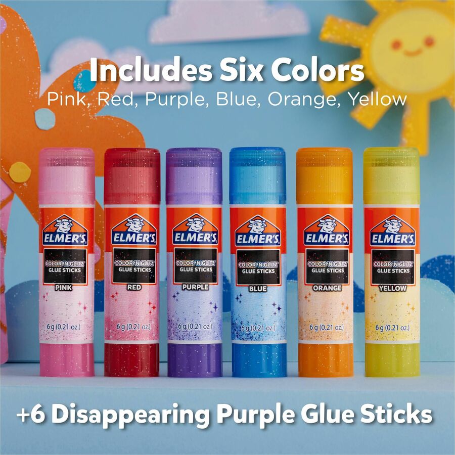 Elmer's Color 'N Glitz Glue Sticks - Alternate-Image3