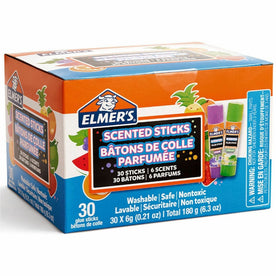 Elmer’s Scented Glue Sticks - 0.21 oz - Tropical Mix - 30 / Box
