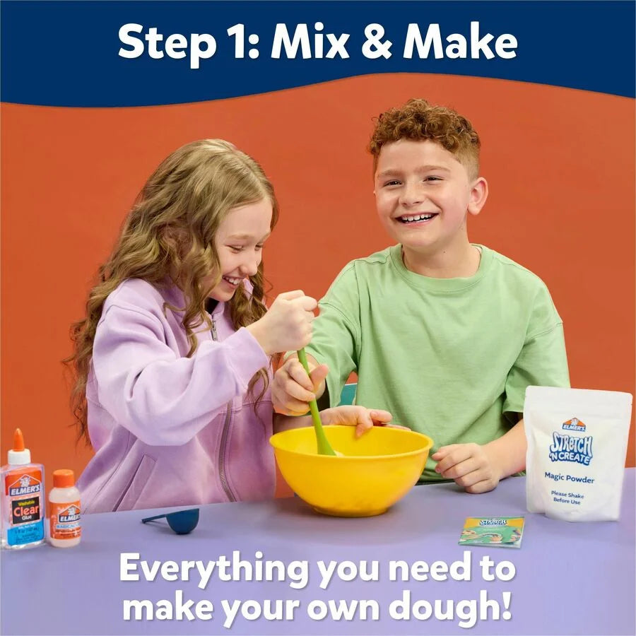 Elmer’s Stretch ’N Create Dough Kit: Shaping & Decorating Fun - 9 Piece Snack Shack Kit - Arts Crafts Kits/Accessories